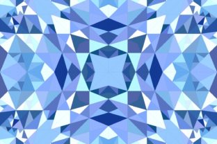 Download Blue Seamless Triangle Mandala Pattern - Mandala Collection