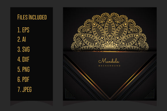 Download Luxury Golden Mandala Arabesque Design - Mandala Collection
