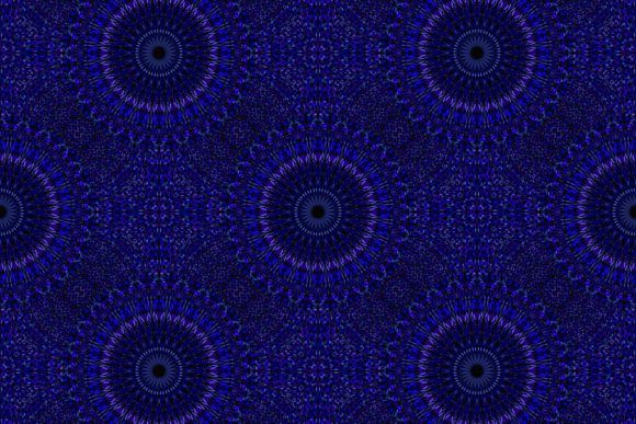 Download Dark Blue Seamless Floral Mandala Pattern - Mandala Collection