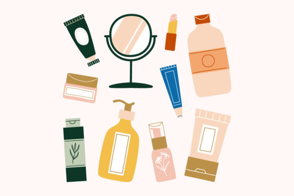 Download Beauty Skincare Face Body Products SVG - Skincare Collection