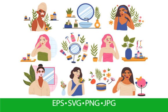 Download Female Beauty Skincare Routine, Young - Premium Resources
