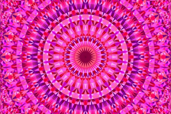 Download Pink Seamless Mosaic Mandala Pattern - Mandala Collection
