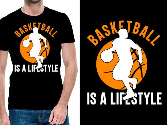 Download Basketball is a Lifestyle Tshirt Design - Premium Resources