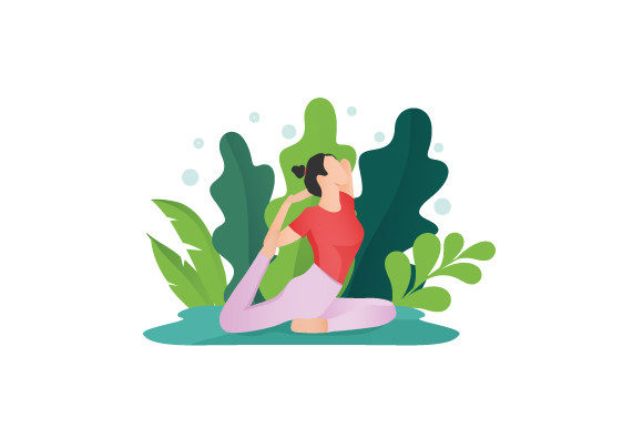 Download Beautiful Girl Practice Yoga Meditation - Premium Resources