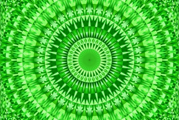 Download Green Seamless Mosaic Mandala Pattern - Mandala Collection