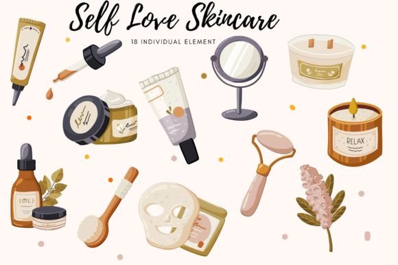 Download Self Care Skincare Clipart - Skincare Collection