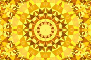 Download Golden Seamless Triangle Mandala Pattern - Mandala Collection